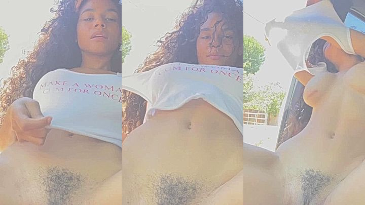 horny onlyfans model Helayna Marie fondles her big tits in a car