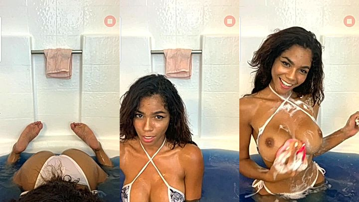 sexy naughty babe Helayna Marie shakes her big booty