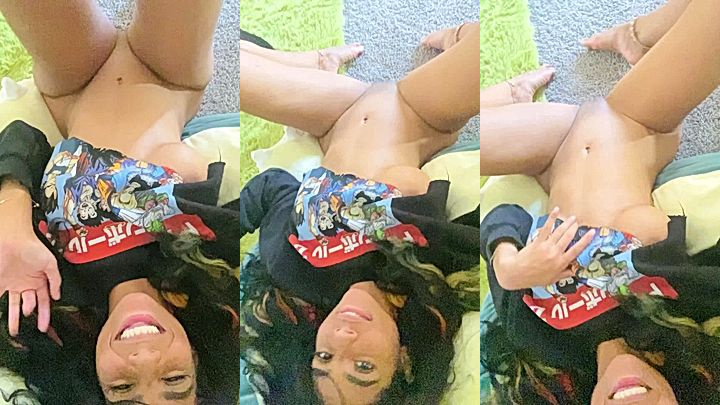 teasing video of Helayna Marie showing her wet ass coochie