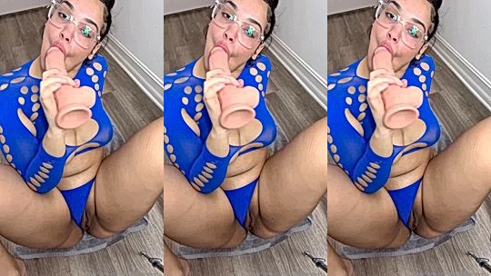 Gem Jewels rides on a huge white dildo leaked video