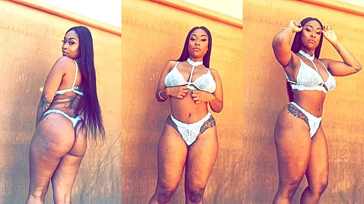 sexy hot freaky doll Prissy Blaire stans tall adn confidents showig her hot sexy body and curves, Prissy Blairenude video