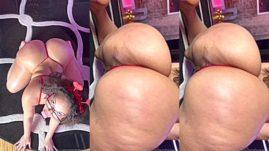 thick sexy hot doll Gem Jewels rub oil all over her hot sey body