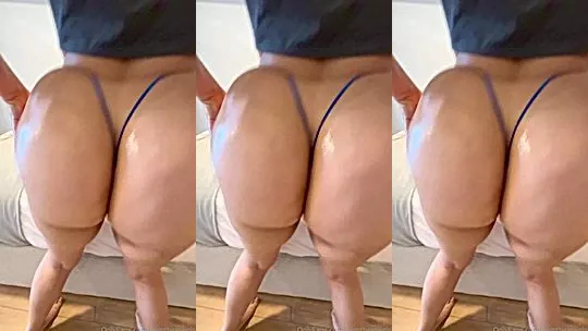 sexy hot naughty nasty hot doll  shake her massive oiled big booty in your face, Gem Jewels leaked onlyfans