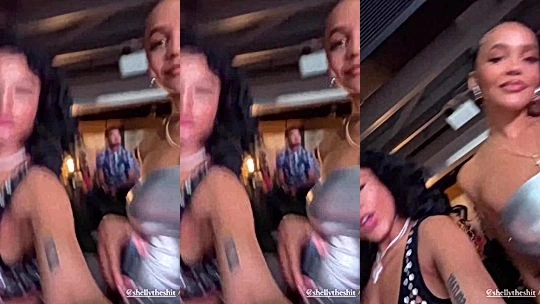 teasing video of Indialove shows her huge tits with her slutty bitch