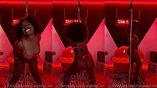 horny ebony slut Candidlycam working in the club