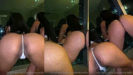 busty onlyfans models Jaaden Kyrelle shakes her bouncing booty with her friend