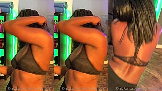 naughty onlyfans baddie Candidlycam dripping and twerking in just a thong