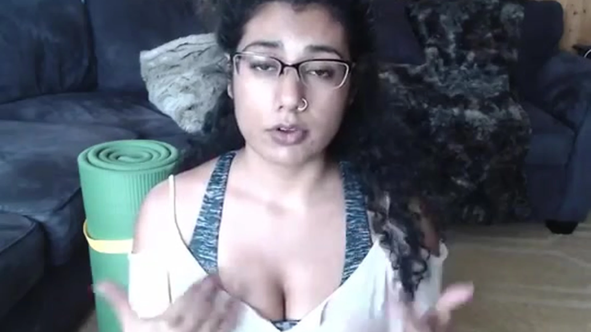 Indialove teases her fans with her huge tits