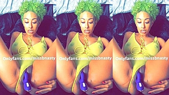 freaky MissBNasty toy fuck her wet pussy till she nearly pass out onlyfans leak video